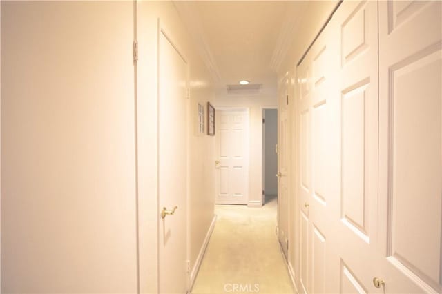 2509 Euclid E, Upland, CA 91784 - hallway with ornamental molding and light carpet