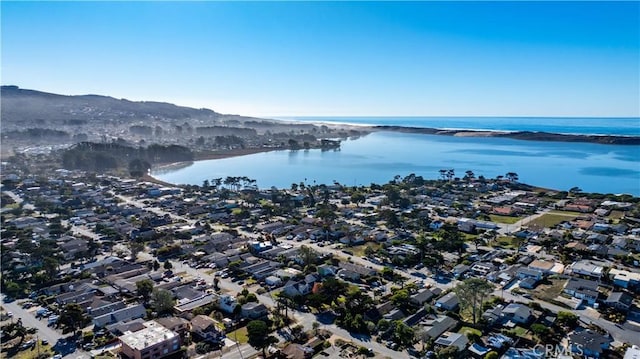 971 Ramona Ave, Los Osos, CA 93402 - aerial view of property's location featuring a water and mountain view and nearby suburban area