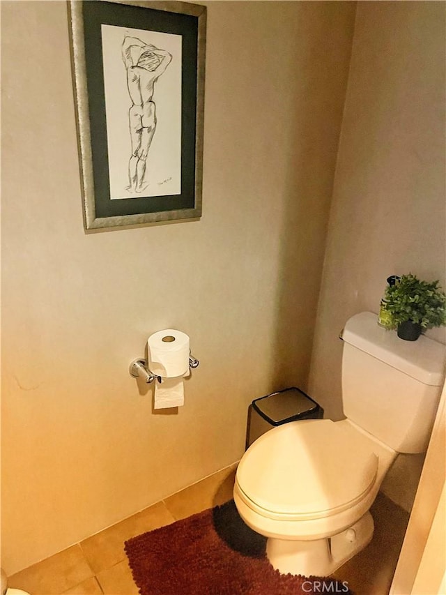 801 S Grand Ave Unit 1608, Los Angeles, CA 90017 - bathroom with toilet and tile patterned flooring