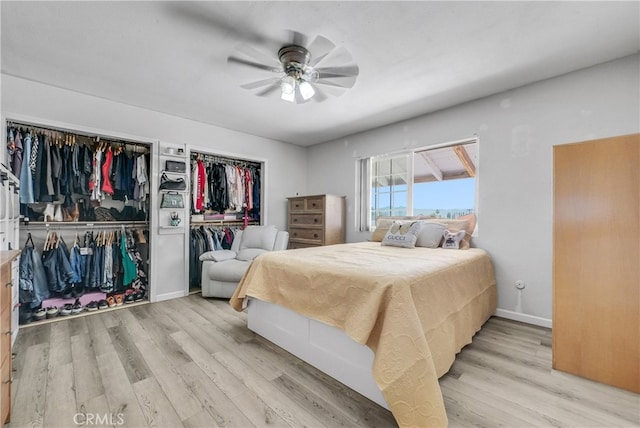 5622 Sharon Way, Jurupa Valley, CA 92509 - bedroom featuring wood finished floors and a ceiling fan