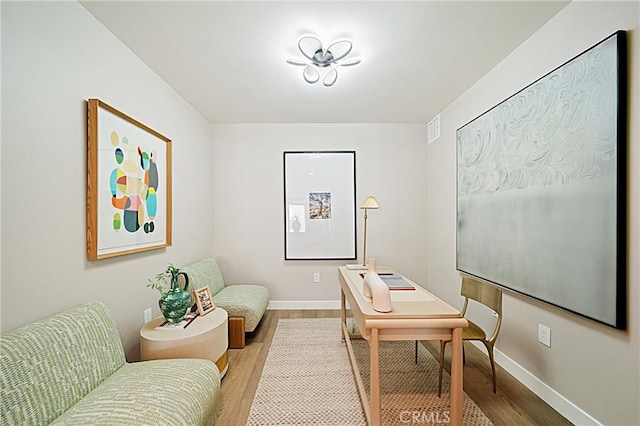39 S Los Robles Ave Unit 6010, Pasadena, CA 91101 - office area featuring wood finished floors