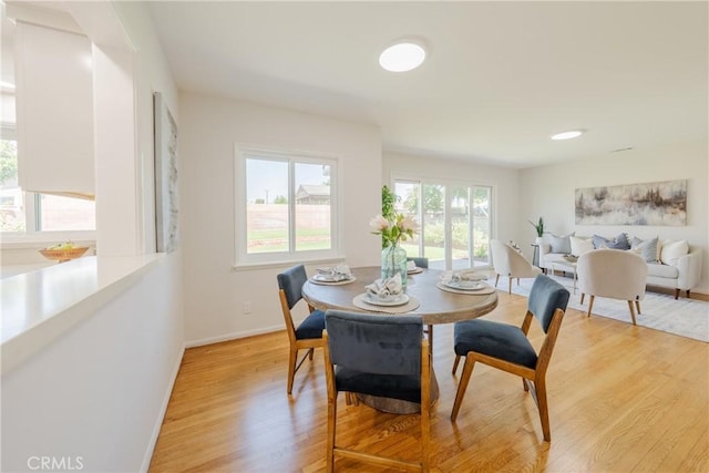 14314 De Alcala Dr, La Mirada, CA 90638 - dining room featuring light wood-type flooring and baseboards