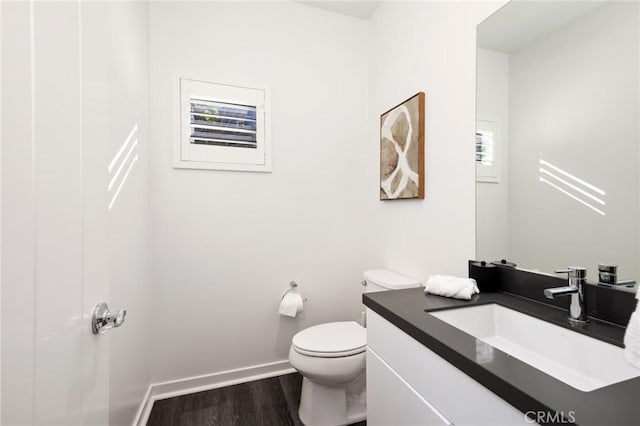 26 Prominence, Lake Forest, CA 92630 - half bathroom featuring vanity and wood finished floors