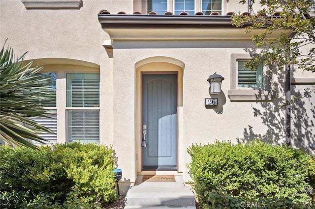 26 Prominence, Lake Forest, CA 92630 - property entrance with stucco siding