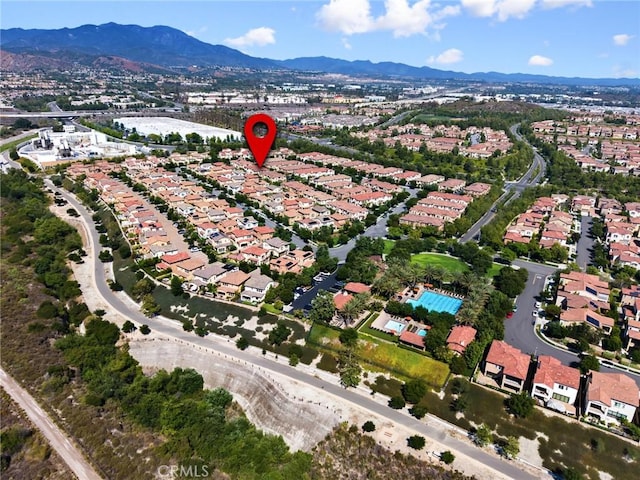 26 Prominence, Lake Forest, CA 92630 - aerial view of property's location with mountains and nearby suburban area