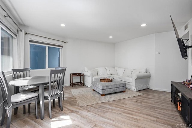 803 S Pacific St Unit 1, Oceanside, CA 92054 - living area with light wood finished floors and recessed lighting