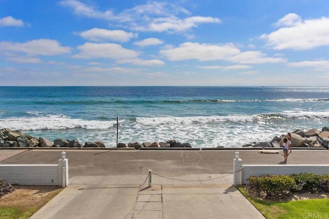803 S Pacific St Unit 1, Oceanside, CA 92054 - water view with local beach