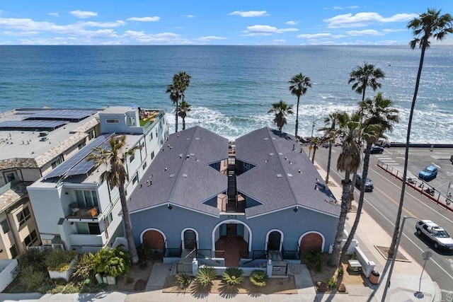 803 S Pacific St Unit 1, Oceanside, CA 92054 - view from above of property with a nearby body of water