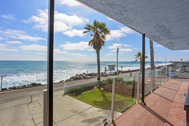 803 S Pacific St Unit 1, Oceanside, CA 92054 - water view featuring nearby beach