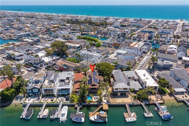 3908 Channel Pl, Newport Beach, CA 92663 - aerial view of residential area featuring a nearby body of water