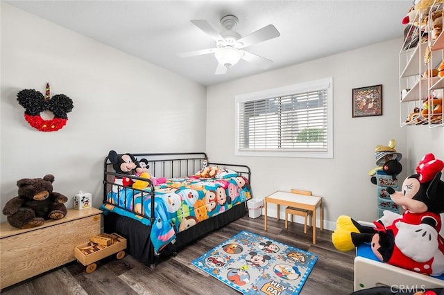 1092 Deborah St, Upland, CA 91784 - bedroom featuring wood finished floors and ceiling fan