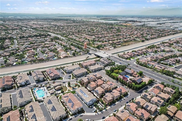 7020 Turin Pl, Eastvale, CA 92880 - aerial overview of property's location featuring nearby suburban area