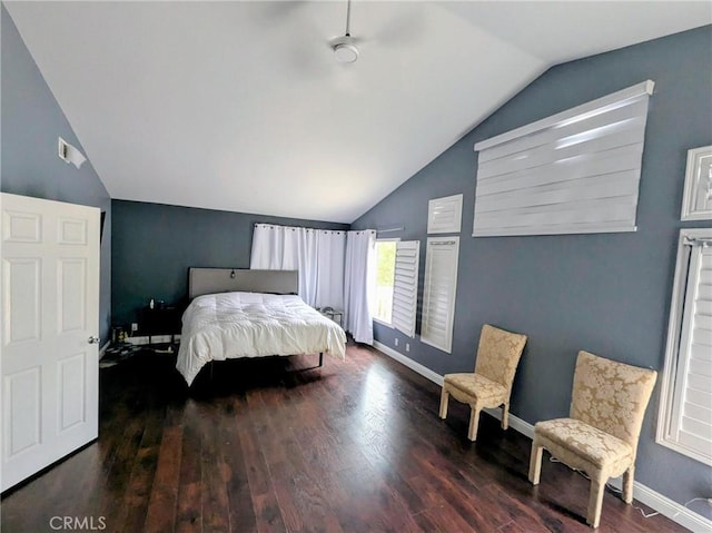 580 Hillsborough Way, Corona, CA 92879 - bedroom featuring vaulted ceiling and wood finished floors