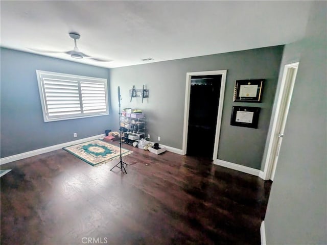 580 Hillsborough Way, Corona, CA 92879 - interior space featuring ceiling fan and wood finished floors