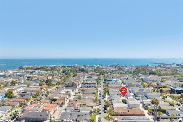 313 14th St, Seal Beach, CA 90740 - aerial view of residential area featuring a large body of water