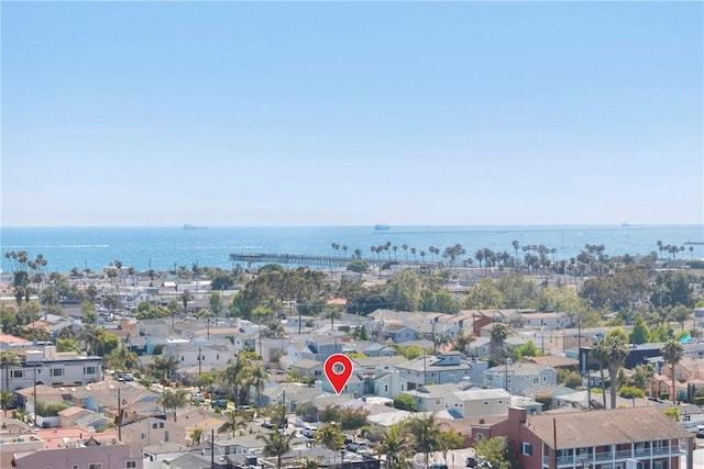 313 14th St, Seal Beach, CA 90740 - aerial perspective of suburban area featuring a nearby body of water