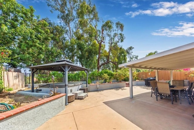 5709 Holly Ridge Dr, Camarillo, CA 93012 - view of patio with a gazebo, grilling area, and outdoor dining area