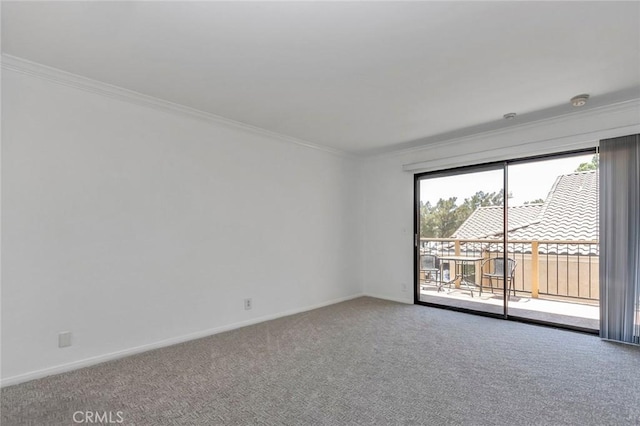 10655 Lemon Ave Unit 2809, Rancho Cucamonga, CA 91737 - carpeted empty room featuring ornamental molding