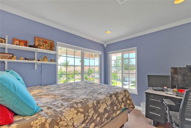 24 Edgebrook Dr, Phillips Ranch, CA 91766 - carpeted bedroom with crown molding and recessed lighting