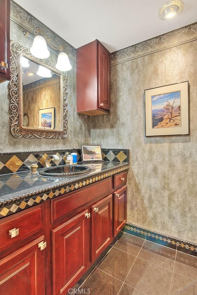 24 Edgebrook Dr, Phillips Ranch, CA 91766 - bathroom featuring vanity and tile patterned flooring