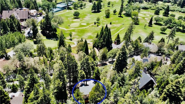 349 Golf Course Rd, Lake Arrowhead, CA 92352 - aerial view of a local golf course