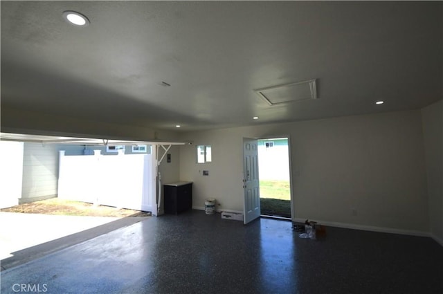 9422 Bartolo Ave, Pico Rivera, CA 90660 - garage with recessed lighting and baseboards