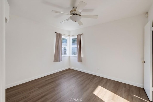 4709 W 149th St, Lawndale, CA 90260 - spare room with wood finished floors and a ceiling fan