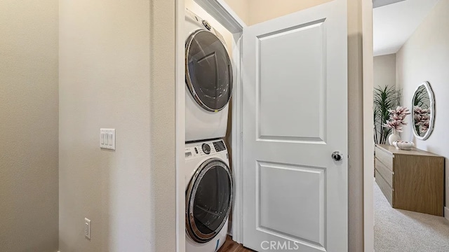 1874 S Union St Unit 28, Anaheim, CA 92805 - laundry room with stacked washer / dryer