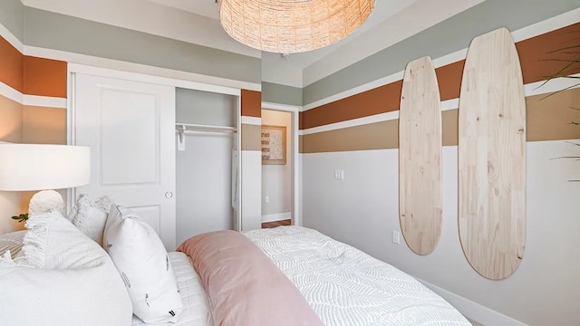 1874 S Union St Unit 28, Anaheim, CA 92805 - bedroom featuring a closet and baseboards