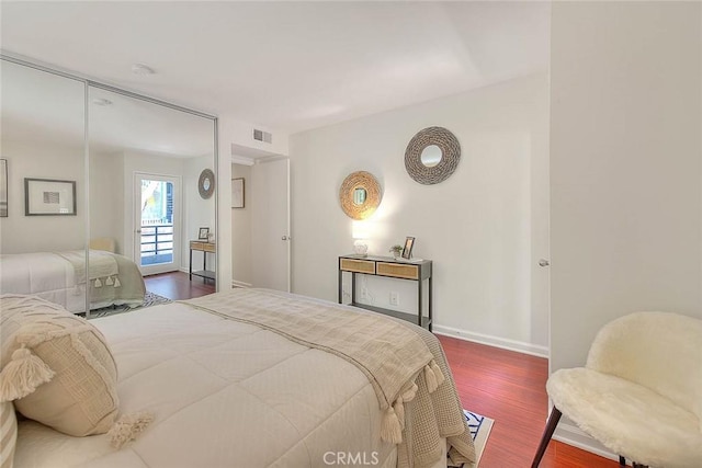 360 S Los Robles Ave Unit 10, Pasadena, CA 91101 - bedroom featuring wood finished floors and baseboards