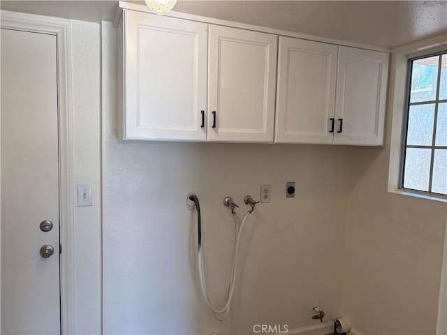 11496 Nautical Ln Unit 19, Helendale, CA 92342 - laundry room with gas dryer hookup, cabinet space, and washer hookup