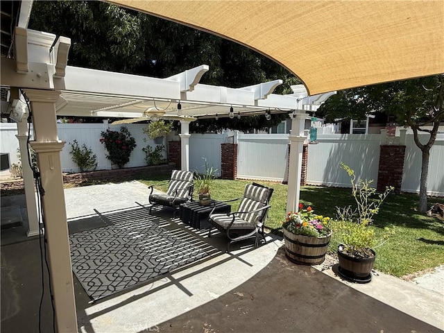 27505 Jasper Way, Castaic, CA 91384 - fenced backyard featuring a pergola and a patio area