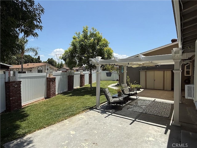 27505 Jasper Way, Castaic, CA 91384 - view of patio / terrace with a pergola