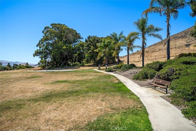 530 Bluerock Dr, San Luis Obispo, CA 93401 - view of home's community with a yard and a mountain view