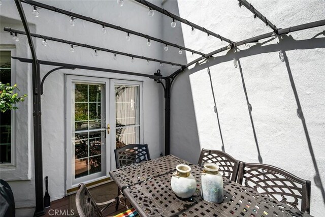 530 Bluerock Dr, San Luis Obispo, CA 93401 - view of patio / terrace featuring outdoor dining space and french doors