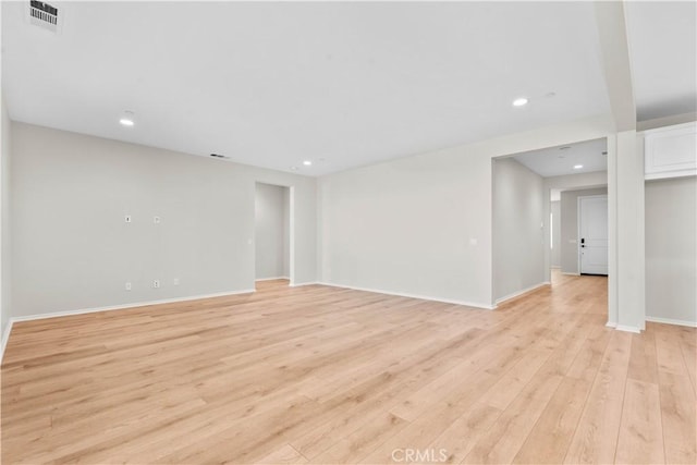 30071 Merrick Ln, Menifee, CA 92584 - unfurnished room featuring light wood-style flooring and recessed lighting