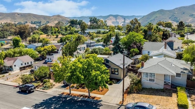 680 Howard St, San Luis Obispo, CA 93401 - aerial perspective of suburban area with a mountainous background
