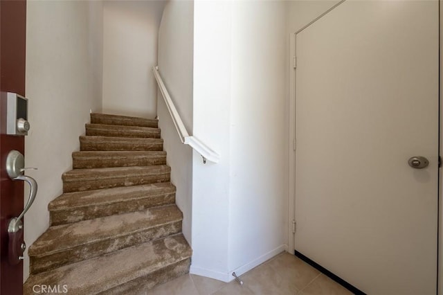 1708 Presidio Pl Unit 1, Chula Vista, CA 91913 - stairway featuring tile patterned floors