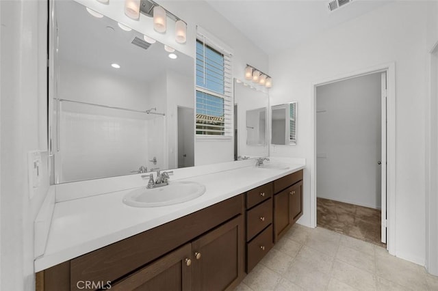 1708 Presidio Pl Unit 1, Chula Vista, CA 91913 - full bathroom featuring double vanity and a shower