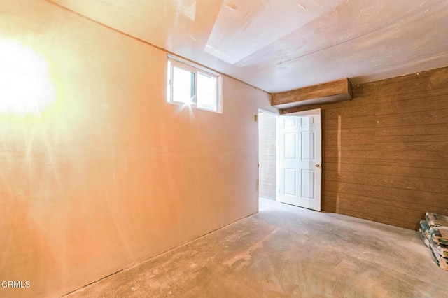 352 Cedarbrook Dr, Twin Peaks, CA 92391 - below grade area with wooden walls