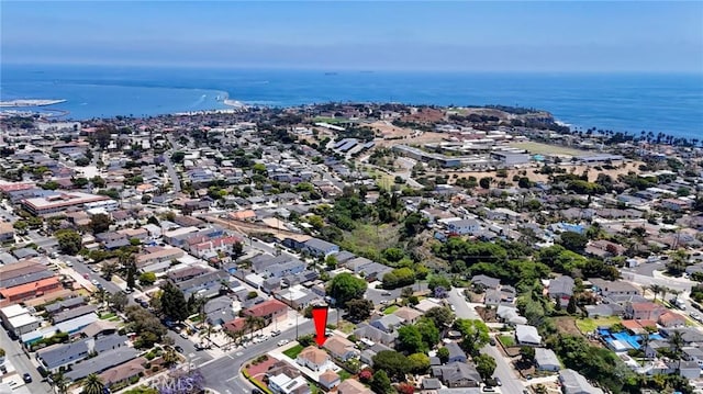 2609 S Leland St, San Pedro, CA 90731 - aerial view of property's location featuring a large body of water and nearby suburban area