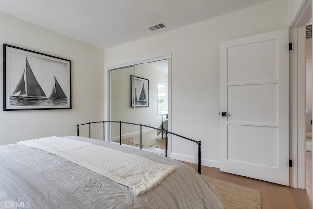 2609 S Leland St, San Pedro, CA 90731 - bedroom featuring wood finished floors and a closet
