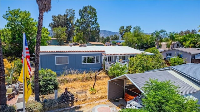 32303 Bilton Way, Wildomar, CA 92595 - view of front of home featuring a carport and a mountain view