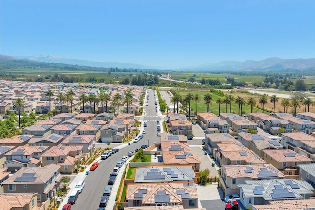 389 Allen Dr, Santa Paula, CA 93060 - aerial perspective of suburban area featuring a mountainous background