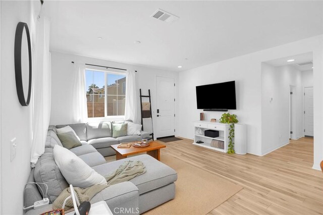 389 Allen Dr, Santa Paula, CA 93060 - living area with light wood finished floors and recessed lighting