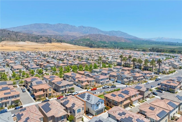 389 Allen Dr, Santa Paula, CA 93060 - aerial perspective of suburban area featuring a mountainous background