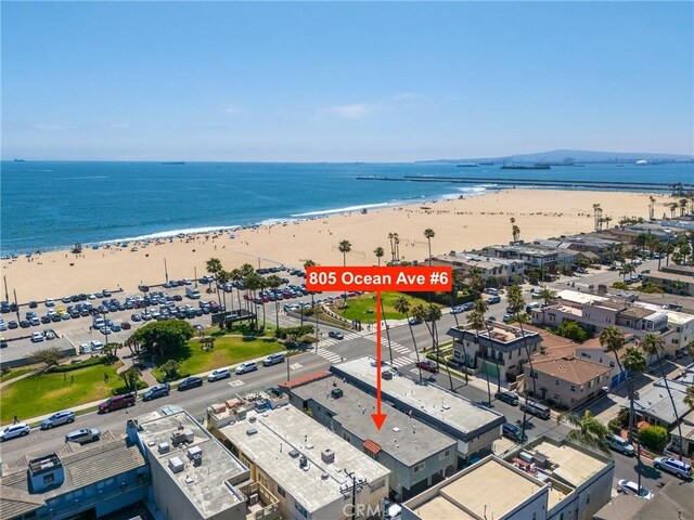 805 Ocean Ave Unit 6, Seal Beach, CA 90740 - aerial view of waterfront with a beach