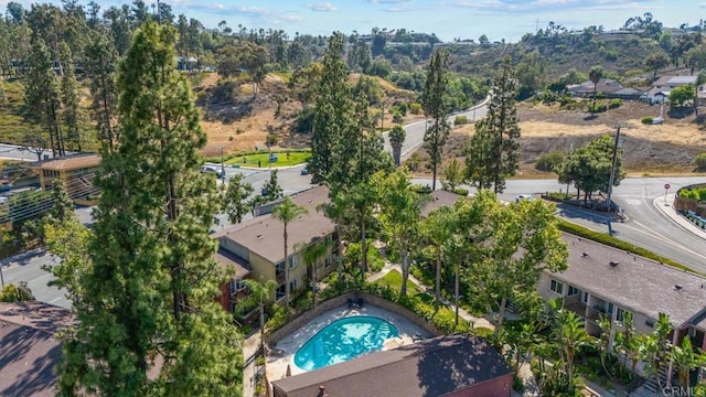 1280 W Main St Unit 42, El Cajon, CA 92020 - aerial view of property and surrounding area with a pool
