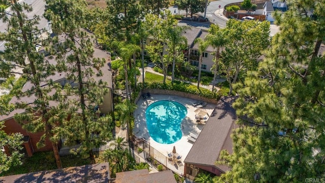 1280 W Main St Unit 42, El Cajon, CA 92020 - bird's eye view of a pool