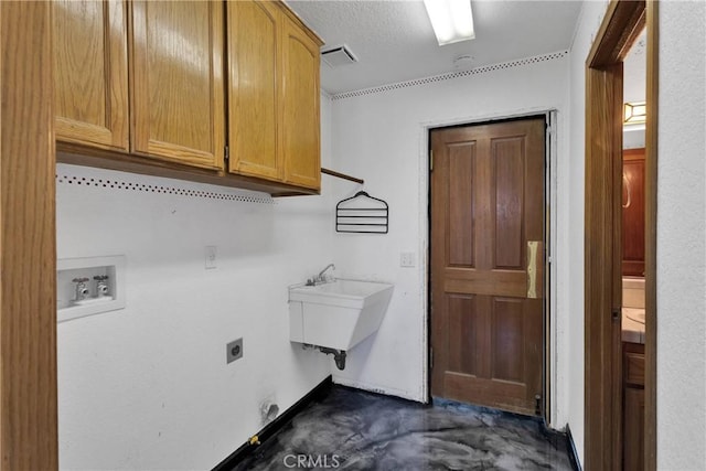 16912 Danbury Ave, Hesperia, CA 92345 - laundry room featuring cabinet space, washer hookup, and hookup for an electric dryer